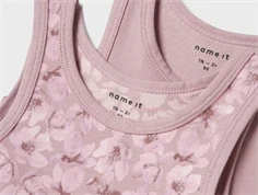 Name It mauve shadows flower undertrøje (2-pak)